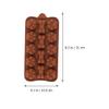 Cabilock Silicone Chocolate Mold for Diy Baking Flexible Food-grade Silicone Molds for Making Candies Cookies and Fondant for Home Use and Creative Projects view 3