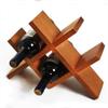 4 Bottles Capacity Wine Rack Rack Wooden Wine Rack Display Stand Living Room Home Multi-Function Floor Inverted b view 3