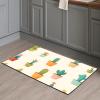 NEVKA Multiple Cactus Patterns Stone Bath Mat,4x6ft/48x72in/120x180cm, Beige Fast Drying Diatomaceous Earth Bath Mat, Non Slip Water Absorbent Shower Mat Easy to Clean view 3