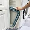 SAMMART 42L (11.09 Gallons) Collapsible Plastic Laundry Basket - Foldable Pop Up Storage Container/Organizer - Portable Washing Tub - Space Saving Hamper/Basket (1, Grey/Sterling Blue) view 3