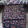 Alia Enterprises Indian Handmade Mandala | Square Ottoman Pouf Cover | Footstool Seating (Peacock Mandala Multicolored, 16x16x14) view 3