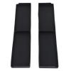 2Pcs Segmented Gel Stove Top Shelf Ideal for Zone Grill and Organizing Spices Stand Rack Perfect As a Holder for Spice Racks (Black) view 1