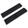 2Pcs Segmented Gel Stove Top Shelf Ideal for Zone Grill and Organizing Spices Stand Rack Perfect As a Holder for Spice Racks (Black) view 3
