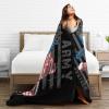 Ak47 Machine Gun Colorful American Flag Throw Blanket for Couch Bed Sofa 60"x50" Super Soft Cozy Flannel Blanket Lightweight Fuzzy Warm Blanket view 4