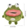 Cartoon Car Plush Animals Tissue Box Cute Frog Tissue Box Animal Car Tissue Paper Holder Creative Hanging Tissue Box Holder Dispenser for Car Home Bathroom(#2) view 3