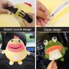 Cartoon Car Plush Animals Tissue Box Cute Frog Tissue Box Animal Car Tissue Paper Holder Creative Hanging Tissue Box Holder Dispenser for Car Home Bathroom(#2) view 4