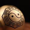 burid Brass Gourd Statue Feng Shui Brass Good Luck Gourd Taoist Home Living Room Garden Decor Chinese Charm of Prosperity Home Decoration Gift view 4