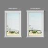 2.5 Inch Cordless Faux Wood Blind, 64.25" W x 72" L - White Plantation Style Venetian Blinds, Over 400 Custom Sizes Starting at 29.97, Room Darkening Shades for Interior Windows by Lumino view 3