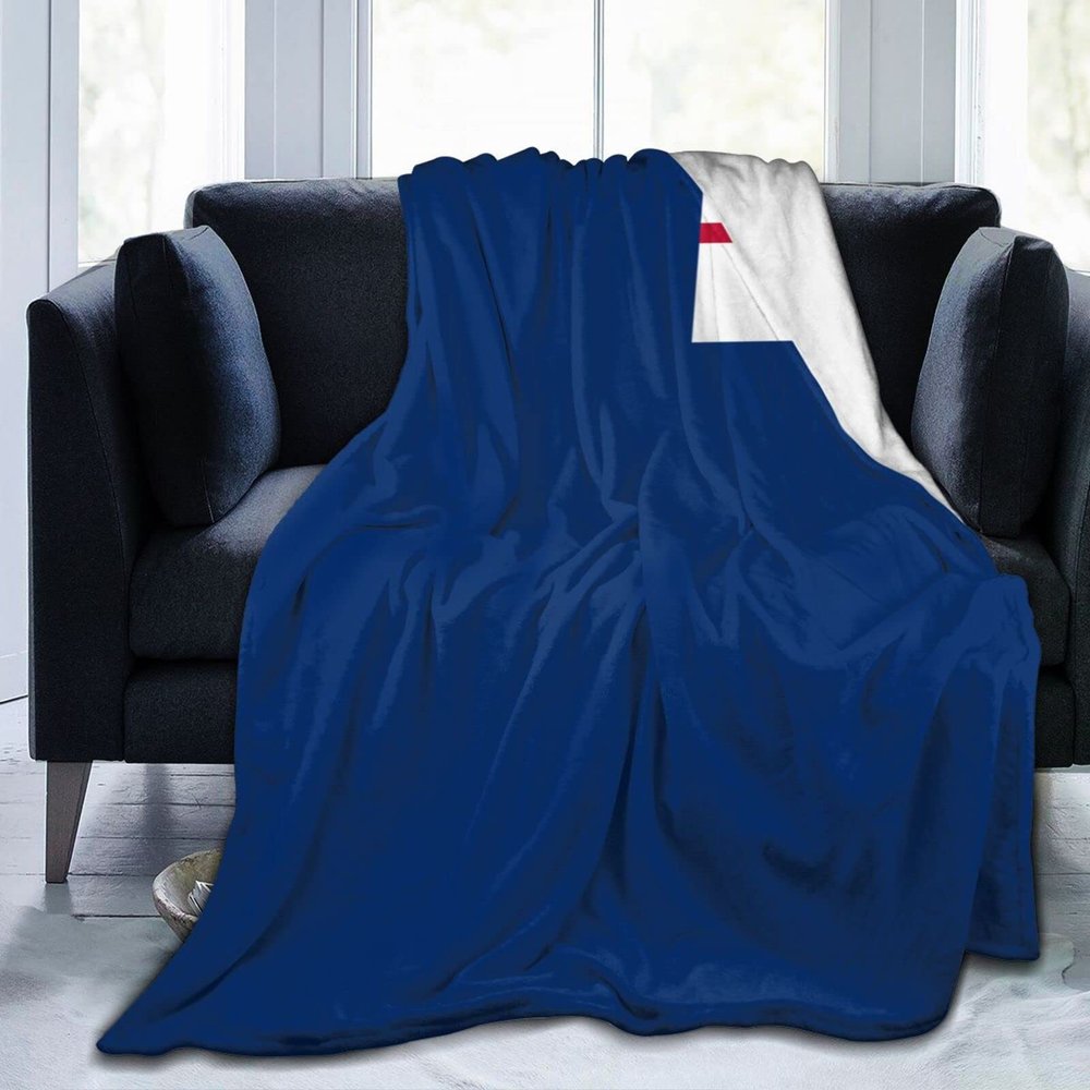 Bunker Hill Flag Throw Blanket for Couch Bed Sofa 50"x40" Super Soft Cozy Flannel Blanket Lightweight Fuzzy Warm Blanket