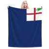 Bunker Hill Flag Throw Blanket for Couch Bed Sofa 50"x40" Super Soft Cozy Flannel Blanket Lightweight Fuzzy Warm Blanket view 2