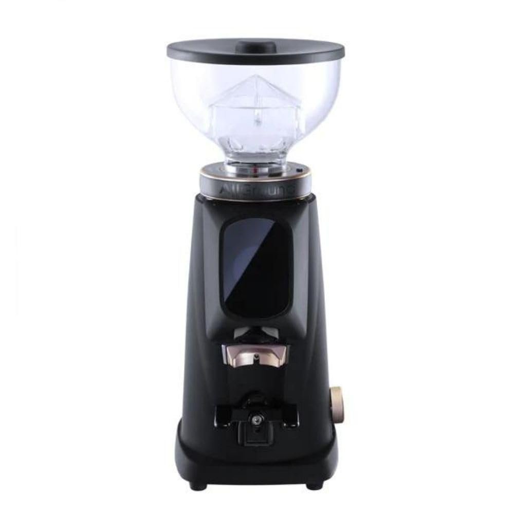 AllGround All Purpose Home Coffee Grinder - Residential Grinder - Made in Italy - By Fiorenzato (Black/w Rose Gold)