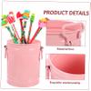 TEHAUX 2pcs Multi-Function Iron Trash Can Stylish Desktop Garbage Container Stationery Organizer for Home Office view 2