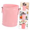 TEHAUX 2pcs Multi-Function Iron Trash Can Stylish Desktop Garbage Container Stationery Organizer for Home Office view 3