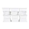 Humble Crew Toy Storage Bins for Kids, Set of 12, White, Small - Sturdy, Colorful Plastic Storage Bins for Classroom, Playroom, Nursery, and More - Premium Toddlers Toy Organizer Bins view 3