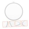 BESTOYARD Silicone Fresh Cover Microwave Lids Covers Microwavable Sealing Lids Dome Food Cover Round Serving Platter Dishes Stretch Lids Microwaves Universal Cake Stand White view 4