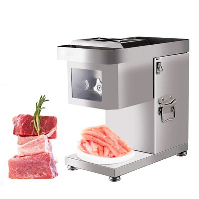 1500W Commercial Meat Cutter Machine, Electric Meat Slicer Shredder Processor Cutting Machine, for Beef Pork Vegetable Fruits, (Silver 3.5mm)