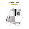 1500W Commercial Meat Cutter Machine, Electric Meat Slicer Shredder Processor Cutting Machine, for Beef Pork Vegetable Fruits, (Silver 3.5mm) view 2