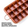 BE-TOOL Non-Stick Brownie Baking Pan with Dividers, 12 x 8 Inches, Perfectly Sliced Brownies, Versatile Cakes, Pizzas, and Roasting view 3