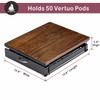 Flagship for Nespresso Pod Holder Vertuo Pod Drawer Coffee Pod Storage for Vertuo Pod with Elegant Wood Top(50 Pods Capacity) view 3