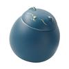 Anneome Ceramic Cat Shaped Tea Canister Lid Sealed Storage Jar Portable Tea Canister for Tea Spices Herbs view 1