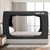 BORNA Bed Tent Bed Canopy Twin Size for Adult and Kids,Portable Sleeping Tents Dream Tents Indoor for Kids and Adult, Breathable Privacy Space on Bed with Three Doors (Mattress Not Included) view 1