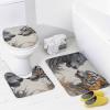 ZGDPBYF Wild Animals Bathroom Mats Rugs Sets 3 Piece, Mandala Wolf Confrontation Dry Bath Mat Rugs for in Front of Bathtub,Shower Room,Sink,Kitchen view 3