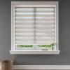Keego Zebra Windw Blinds Cordless Window Shades Custom Size Zebra Shades Dual Layer Privacy Light Control Easy to Install Zebra Blinds for Windows (Champagne, 33" W x 72" H) view 1