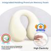 COOLBEBE Kids Travel Neck Pillow, Softly Headrest Travel Pillow for Car & Airplane, Traveling Gifts for Toddler & Children (1, Raspberry Powder) view 4