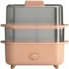 TEMKIN Boiled Egg CookerEgg BoilerEgg SteamerDouble Layer Multifunctional Small Breakfast Machine Egg Steamer Automatic Power Off SteamerSuitable for: Steamed Vegetable Dumplings with Eggs Steam view 1