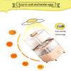 TEMKIN Boiled Egg CookerEgg BoilerEgg SteamerDouble Layer Multifunctional Small Breakfast Machine Egg Steamer Automatic Power Off SteamerSuitable for: Steamed Vegetable Dumplings with Eggs Steam view 3