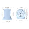 CNCEST Manual Clothes Dehydrator, Portable Foot Operated Manually Operated Dehydrator for Camping, Traveling, Student Residence, And Hotel Use (Blue) view 3