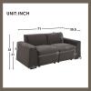 KEVINSPACE 71" Sofa Couch Mid Century Modern Couches for Living Room Small 3 Seater Sofas Couches Loveseat Comfy Sofa Deep Seat Sofa, Boucl Couch for Small Space Bedroom, Home, Office Dark Brown view 2