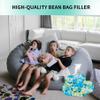 HONEHO 10lbs Shredded Memory Foam Bean Bag Filler, Soft and Convenient Bean Bag Filling Pillow Stuffing for Beanbag, Couch, Cushion, Stuffed Animals, Dog Bed, Arts Crafts view 3