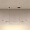 Modern Dining Room Pendant Light LED Dimmable Simple - Metal Line Hanging Lamp Indoor Home Decoration Ceiling Hanging Light Adjustable Lighting Lamp,Pendant view 3