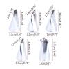 5pcs Cake Piping Nozzles Stainless Steel Piping Tips Cake Decorating Tools Icing Nozzles For Holiday Party Icing Tips view 2