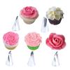 5pcs Cake Piping Nozzles Stainless Steel Piping Tips Cake Decorating Tools Icing Nozzles For Holiday Party Icing Tips view 4