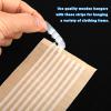 Bremorou 100 Pcs Non-Slip Hanger Grips for Wood Hangers - Clear Adhesive Clothes Strips Grippers with Fins - Rubber Non-Slip Hanging Accessories for Home Stores Use view 4