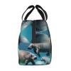 Manatee Animals Print Lunch Bag For Women Men Insulated Lunch Box For Adult Reusable Lunch Tote Bag For Work Travel view 4