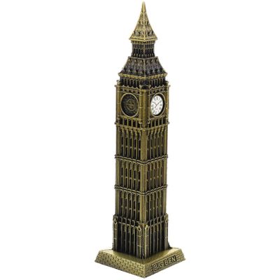 Mipcase Mini London Big Statue Metal Decorative Architectural Model Home Supplies