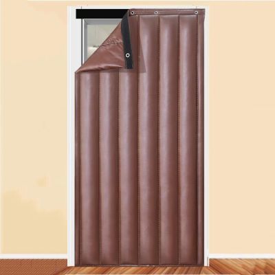 Heavy Duty thermal insulated Curtains Door Screen Temporary Blinds Blackout Curtain Shade Cold Protection windproof soundproof waterproof Window Treatment Doorway Blanket ( Size : 90x200cm/35.5x79in )