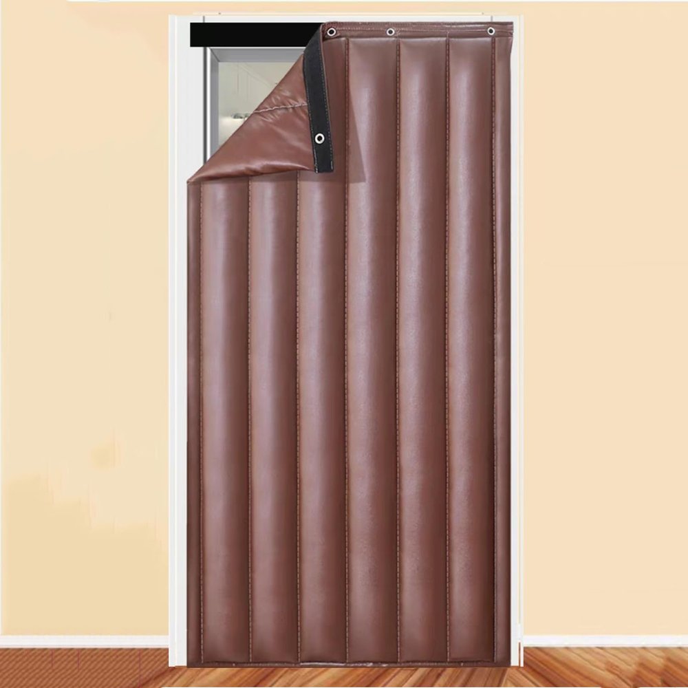 Heavy Duty thermal insulated Curtains Door Screen Temporary Blinds Blackout Curtain Shade Cold Protection windproof soundproof waterproof Window Treatment Doorway Blanket ( Size : 90x200cm/35.5x79in )