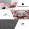BOSIJOY Bath Mat Absorbent Bathroom Rug,Cartoon Bear Valentine's Day Balloon Non Slip Quick Dry Bath Rugs Diatomite Stone Shower Mat,Romantic Illustration Art Washable Doormat Kitchen Mats 24x36in view 2