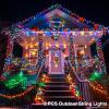 echosari 2 Pack Color Changing String Lights, 33 Ft 100 LED Christmas Fairy Lights Battery Operated Green Wire String Lights with Remote Timer for Bedroom Garden Party Wedding Deco (Multicolor) view 4