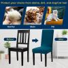 Fafua Dining Room Chair Covers - Stretch Kitchen/Dining Room Set of 4, Removable Washable Slipcovers for Home, Hotel, Banquet view 3
