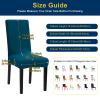 Fafua Dining Room Chair Covers - Stretch Kitchen/Dining Room Set of 4, Removable Washable Slipcovers for Home, Hotel, Banquet view 4
