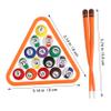 Billiards Cake Toppers Set 2 Pool Table Decor for Birthday Banquets Elegant Cake Landscape view 2