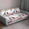 Couch Cushion Covers, Valentine's Day Gnome Couple Rose Flowers Love Heart and Gifts Sofa Seat Cushion Covers, Universal High Stretch Sofa Slipcover Couch Covers Furniture Protector for Kids Pets view 3