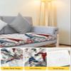 Couch Cushion Covers, Valentine's Day Gnome Couple Rose Flowers Love Heart and Gifts Sofa Seat Cushion Covers, Universal High Stretch Sofa Slipcover Couch Covers Furniture Protector for Kids Pets view 4