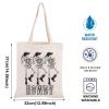 BLUPARK Howd-yy Gift How-y Inspired Tote Bag Western How-y Gifts Western Shoulder Bag Wes-tern Country Gift How y Cowboy Skeleton Bag (Howdy Tote) view 3