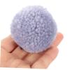 12Pcs Polyester Pom Poms for DIY Crafts, Fluffy Balls for Hats view 2